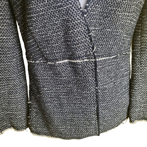 Rebecca Taylor Tweed Blazer Size 4 - Picture 3 of 9